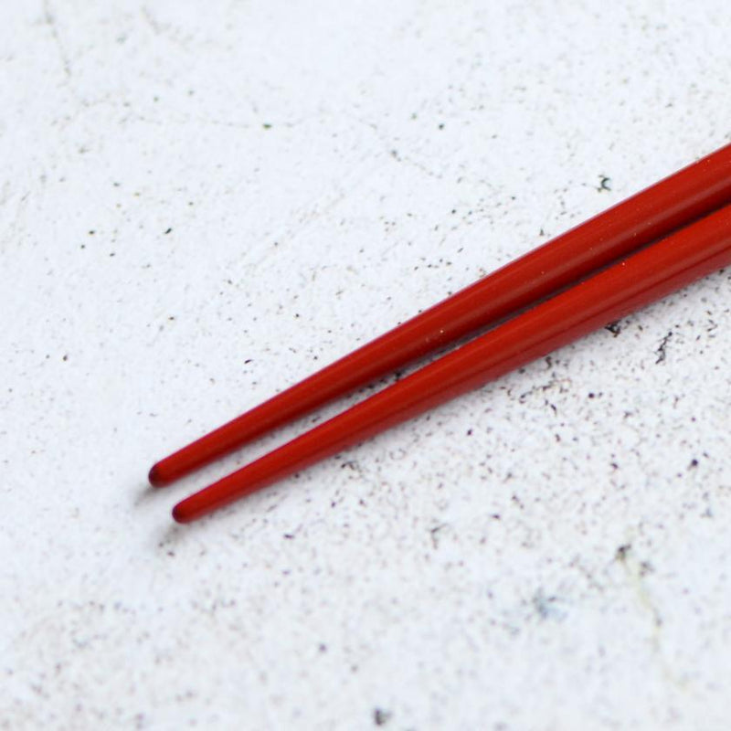 [ตะเกียบ] มือแกะสลัก Chinkin Dragonfly สีแดง (1 ชุด) | Hashimoto Kousaku Sikki | wajima lacquer