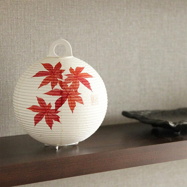 [Letter Lantern] ใบไม้สีแดง | Gifu Chochin