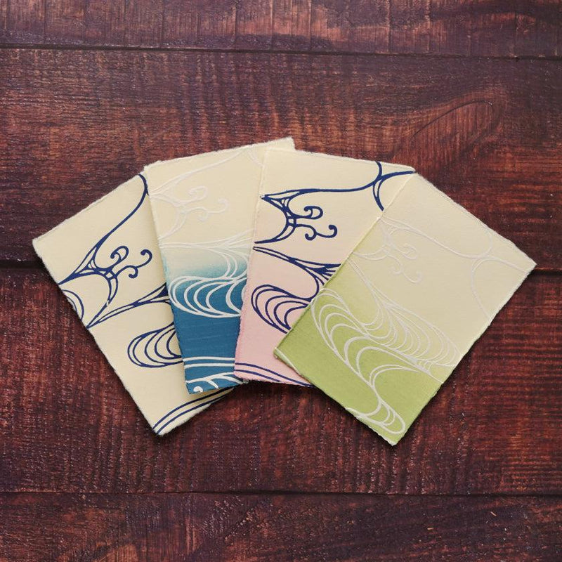[POST CARDS] WATER 4 COLOR SET (WHITE, BLUE, PINK, GREEN) | KARAGEN | KARAKAMI