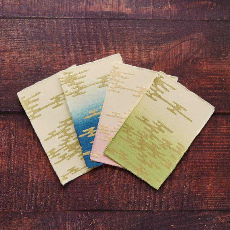 [POST CARDS] CLOUD 4 COLOR SET (WHITE, BLUE, PINK, GREEN) | KARAGEN | KARAKAMI