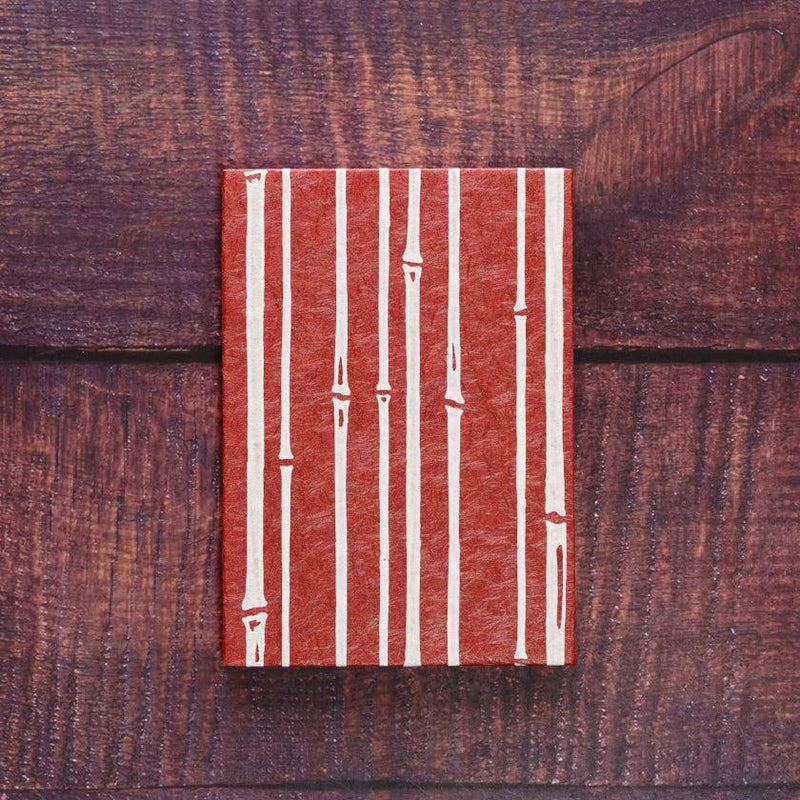 [เครื่องเขียน] หนังสือแสตมป์สีแดงไม้ไผ่สีแดง | Karagen | Karakami