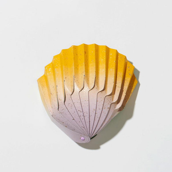[Origami] กระดาษชามเปลือกหอย Sunago สีเหลือง | Yushima-Art | กระดาษตกแต่ง
