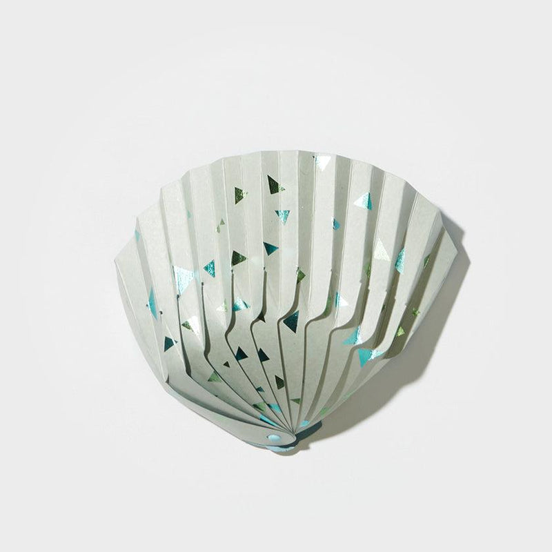 [摺紙]紙貝殼碗三角箔灰色| YUSHIMA-藝術|裝飾紙