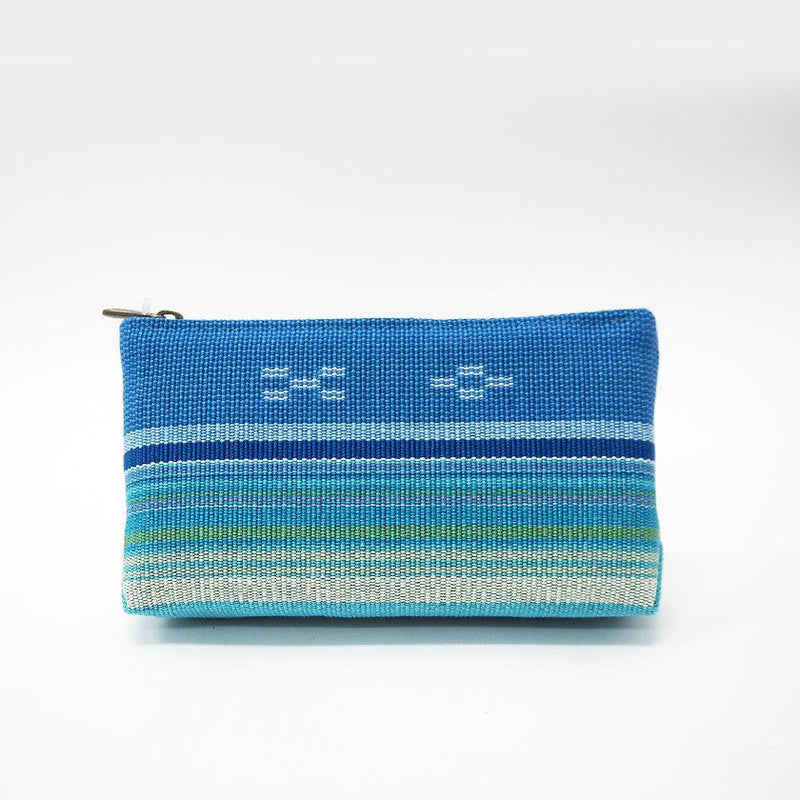 [pouch] Nilai-Kanai（藍色）| Azamiya | Yaeyama Minsaa（紡織品）