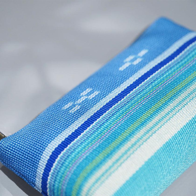 [pouch] Nilai-Kanai（藍色）| Azamiya | Yaeyama Minsaa（紡織品）