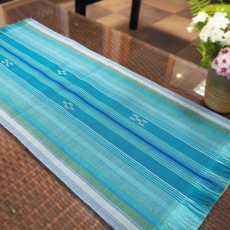 [Table Mat] Nilai-Kanai (สีน้ำเงิน) | Yaeyama Minsah (สิ่งทอ) | อะซามิยะ