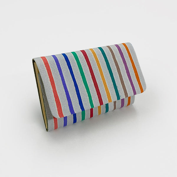 [กระเป๋าเงิน / กระเป๋า] Stripe | Kaga Yuzen | J.Flavor * Hiroyuki Kikuta