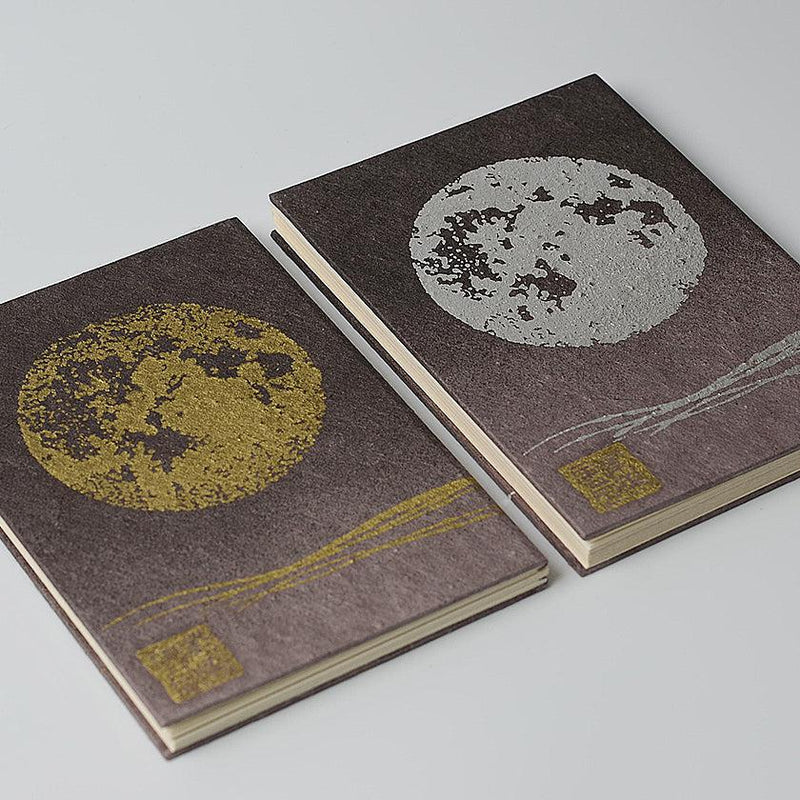 [STATIONERY] RED STAMP BOOK FULL MOON (PURPLE) | KARAKAMI (JAPANESE PAPER)｜KEIBIFUGETSU