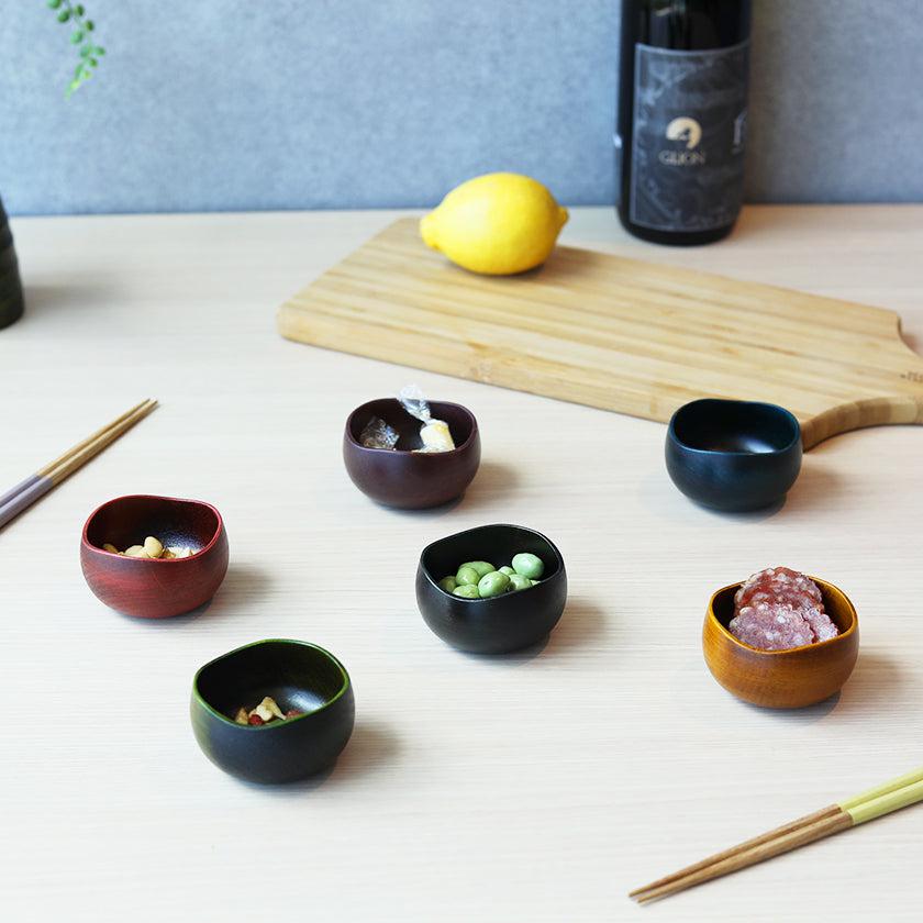 Black and Red Lacquer Yamanaka Lacquerware Oryoki Bowl Set