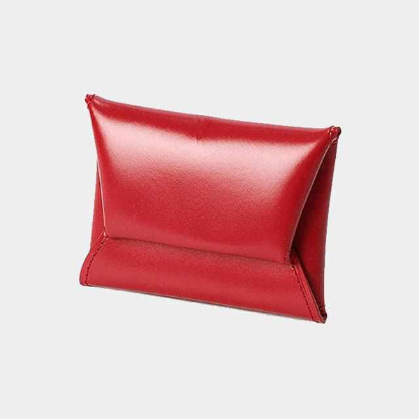 [กระเป๋าเงิน / กระเป๋า] กระเป๋าเงินเหรียญขนาดใหญ่ (สีแดง) | เครื่องหนัง satori