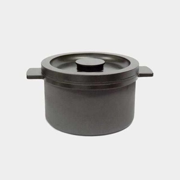 [หม้อหุง (หม้อ)] Cocotte Pot & Lid (เล็ก) Cocotte Mai (Open Fire & IH & Oven) | Homusubi | การแปรรูปคาร์บอน