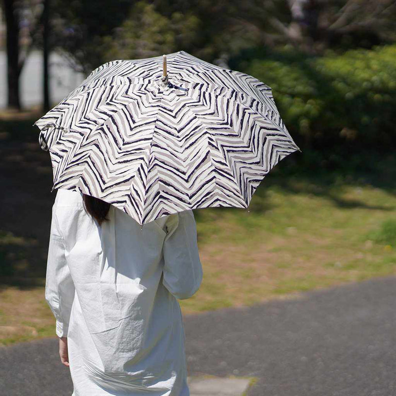 [Umbrella] Parasol Star Gray | การพิมพ์มือ