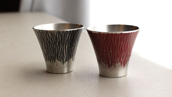 Stylish tin gulping cups with Mt.