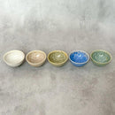 [SAKE CUP] FLOWER CRYSTAL GUINOMI (5-PIECE SET) | TOUAN | KYOTO-KIYOMIZU WARES