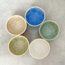 [SAKE CUP] FLOWER CRYSTAL GUINOMI (5-PIECE SET) | TOUAN | KYOTO-KIYOMIZU WARES