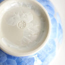 FLOWER CRYSTAL (WHITE BACKGROUND BLUE RED) 2-PIECE BOWL SET | KYOTO-KIYOMIZU WARES