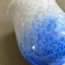 [MUG (CUP)] FLOWER CRYSTAL (WHITE BACKGROUND BLUE RED) MUG (2-PIECE SET) | TOUAN | KYOTO-KIYOMIZU WARES