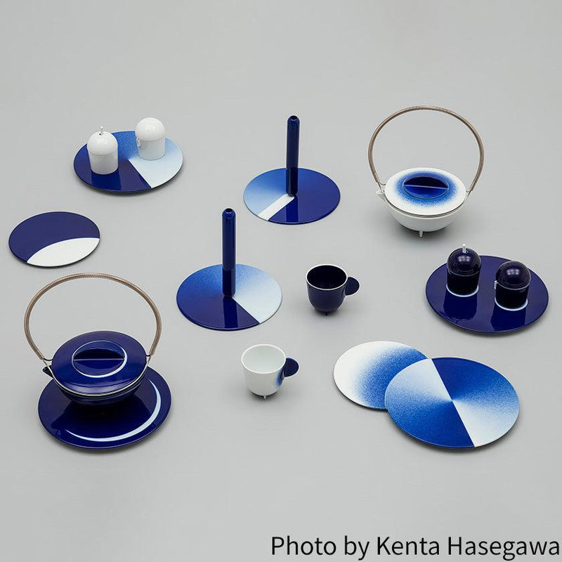 [LARGE PLATE (PLATTER)] 2016/ STUDIO WIEKI SOMERS SUGAR-MILK POT TRAY (MASK) | IMARI-ARITA WARES