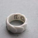 [ACCESSORY] SASKIA DIEZ DRAKE RING NO.1 (WHITE) | 2016/ | IMARI-ARITA WARES