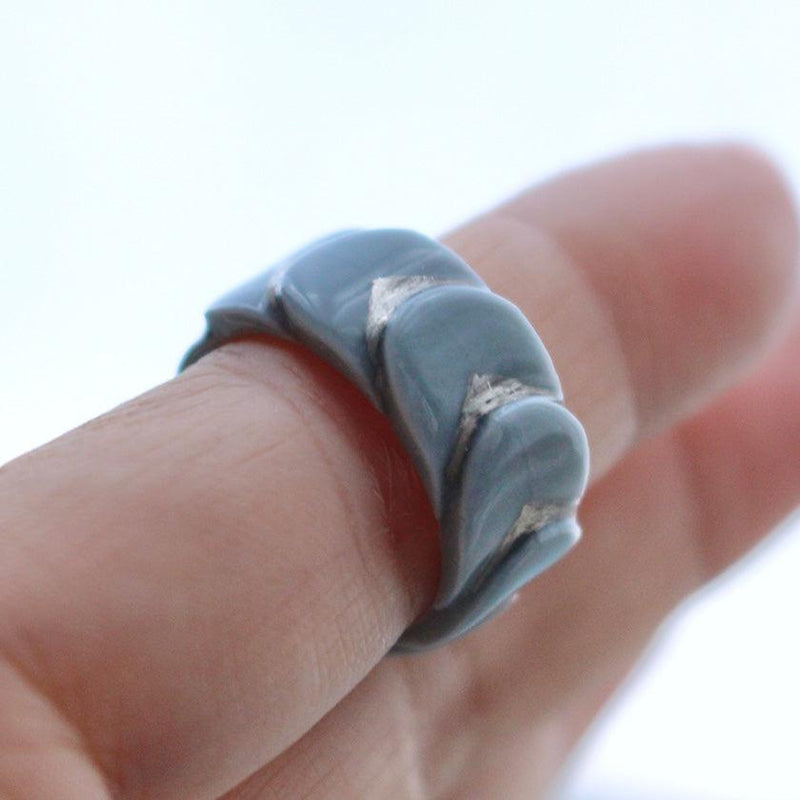 [附件] 2016 / Saskia Diez Drake Ring No.1（灰色銀）| imari-arita商品