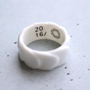 [ACCESSORY] SASKIA DIEZ DRAKE RING NO.2 (WHITE) | 2016/ | IMARI-ARITA WARES