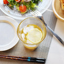 [แก้ว (ถ้วย)] แก้วแก้วเจาะ (2 ชิ้น) | Hakuichi | ใบทอง Kanazawa