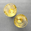 [แก้ว (ถ้วย)] แก้วแก้วเจาะ (2 ชิ้น) | Hakuichi | ใบทอง Kanazawa