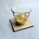[MUG (CUP)] PENETRATION COLD TEA GLASS & COASTER (2 PIECES) | HAKUICHI | KANAZAWA GOLD LEAF