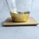 [MUG (CUP)] PENETRATION COLD TEA GLASS & COASTER (2 PIECES) | HAKUICHI | KANAZAWA GOLD LEAF