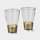 [MUG (CUP)] PENETRATION TUMBLER CHAMPAGNE GOLD (2 PCS) | HAKUICHI | KANAZAWA GOLD LEAF｜使用イメージ（演出・高解像度化）※手作りのため色・風合いは一点ごとに異なります