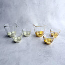 [SAKE BOTTLE] PENETRATION SAKE SET CHAMPAGNE GOLD | HAKUICHI | KANAZAWA GOLD LEAF
