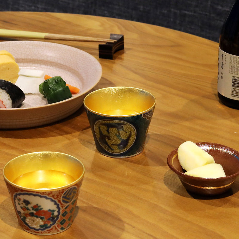 [ชาม] Kutani Wares Yoshidaya Dish | Kanazawa Gold Leaf | ฮูคุอิจิ