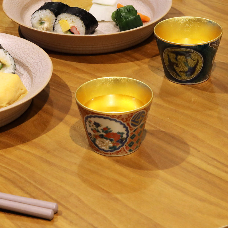 [ชาม] Kutani Wares Shozo Dish | Kanazawa Gold Leaf | ฮูคุอิจิ