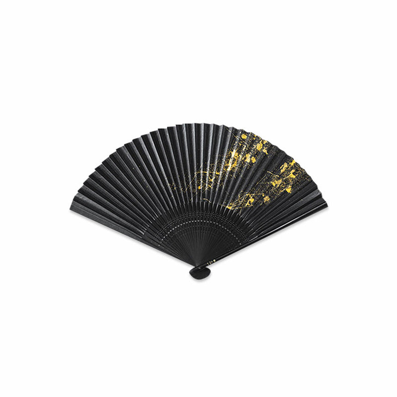 [HAND FAN] FOLDING FAN CHIRASHI BEAUTY HOSHIZORA | KANAZAWA GOLD LEAF | HAKUICHI