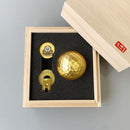 [GOLF ] BALL & MARKER SET | KANAZAWA GOLD LEAF | HAKUICHI