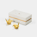 [CHOPSTICK REST (HOLDER)] CRANE (GOLD LEAF) | KANAZAWA GOLD LEAF | HAKUICHI