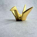 [CHOPSTICK REST (HOLDER)] CRANE (GOLD LEAF) | KANAZAWA GOLD LEAF | HAKUICHI