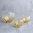 [SAKE BOTTLE & CUP SET] STARDUST AKARI 3 PIECES | KANAZAWA GOLD LEAF | HAKUICHI
