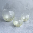 [SAKE BOTTLE & CUP SET] STARDUST AKARI 3 PIECES | KANAZAWA GOLD LEAF | HAKUICHI