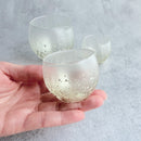 [SAKE BOTTLE & CUP SET] STARDUST AKARI 3 PIECES | KANAZAWA GOLD LEAF | HAKUICHI