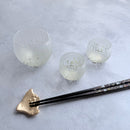 [SAKE BOTTLE & CUP SET] STARDUST AKARI 3 PIECES | KANAZAWA GOLD LEAF | HAKUICHI
