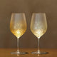 [GLASS] STARDUST AKARI WINE GLASS | KANAZAWA GOLD LEAF | HAKUICHI
