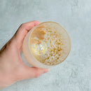 [GLASS] STARDUST AKARI WATER GLASS | KANAZAWA GOLD LEAF | HAKUICHI