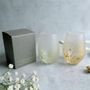 [GLASS] STARDUST AKARI WATER GLASS | KANAZAWA GOLD LEAF | HAKUICHI