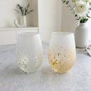 [GLASS] STARDUST AKARI WATER GLASS | KANAZAWA GOLD LEAF | HAKUICHI