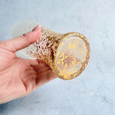 [GLASS] STARDUST AKARI BEER GLASS | KANAZAWA GOLD LEAF | HAKUICHI