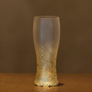 [GLASS] STARDUST AKARI BEER GLASS | KANAZAWA GOLD LEAF | HAKUICHI