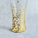 [GLASS] STARDUST AKARI BEER GLASS | KANAZAWA GOLD LEAF | HAKUICHI