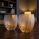 [Rocks Glass] Stardust Akari Glass | Kanazawa Gold Leaf | ฮูคุอิจิ