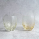 [Rocks Glass] Stardust Akari Glass | Kanazawa Gold Leaf | ฮูคุอิจิ